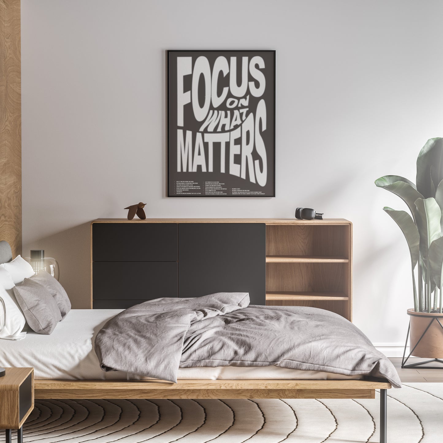 FOCUS ON WHAT MATTERS (BLACK)